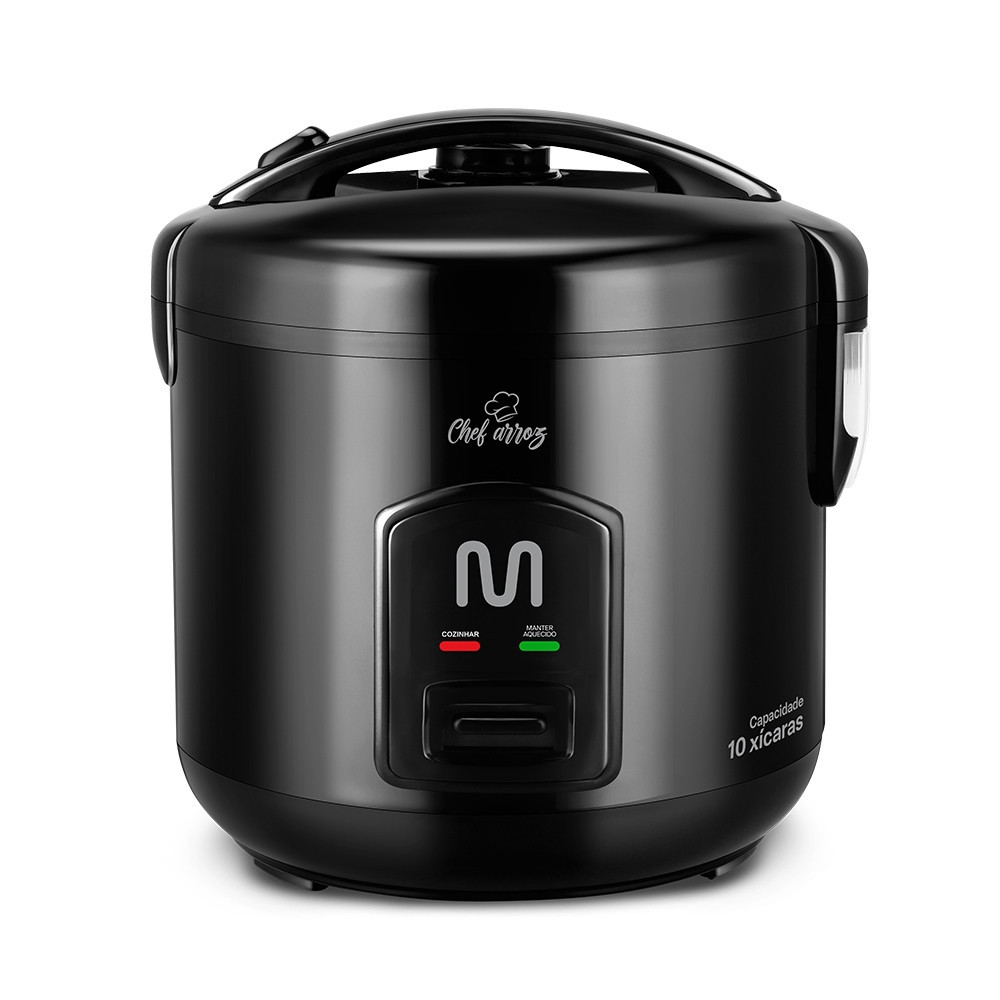Panela De Arroz 10 Xícaras Função Manter Aquecido 127v-700w Preta Multi - GO500