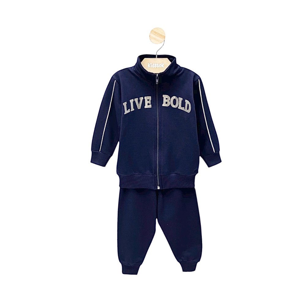 Conjunto Menino Jaqueta e Calça Moletom Live Bold - Rovitex