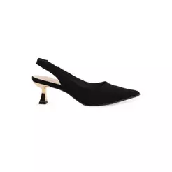 Slingback Bebecê Bico Fino com Salto Taça