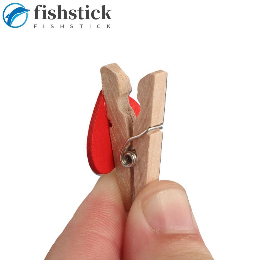 FISHSTICKA Prendedores De Roupas Em Forma De Coração 50 Pçs/Lote Despedida De Solteira Decoração De Festa Casa Papéis Cl