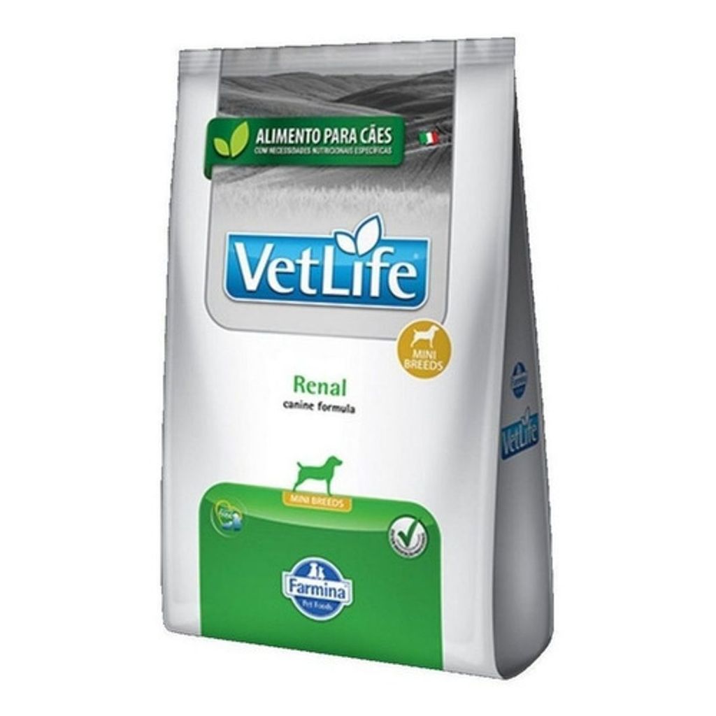 Ração Renal Cães Adultos Raças Pequenas VetLife 10,1kg