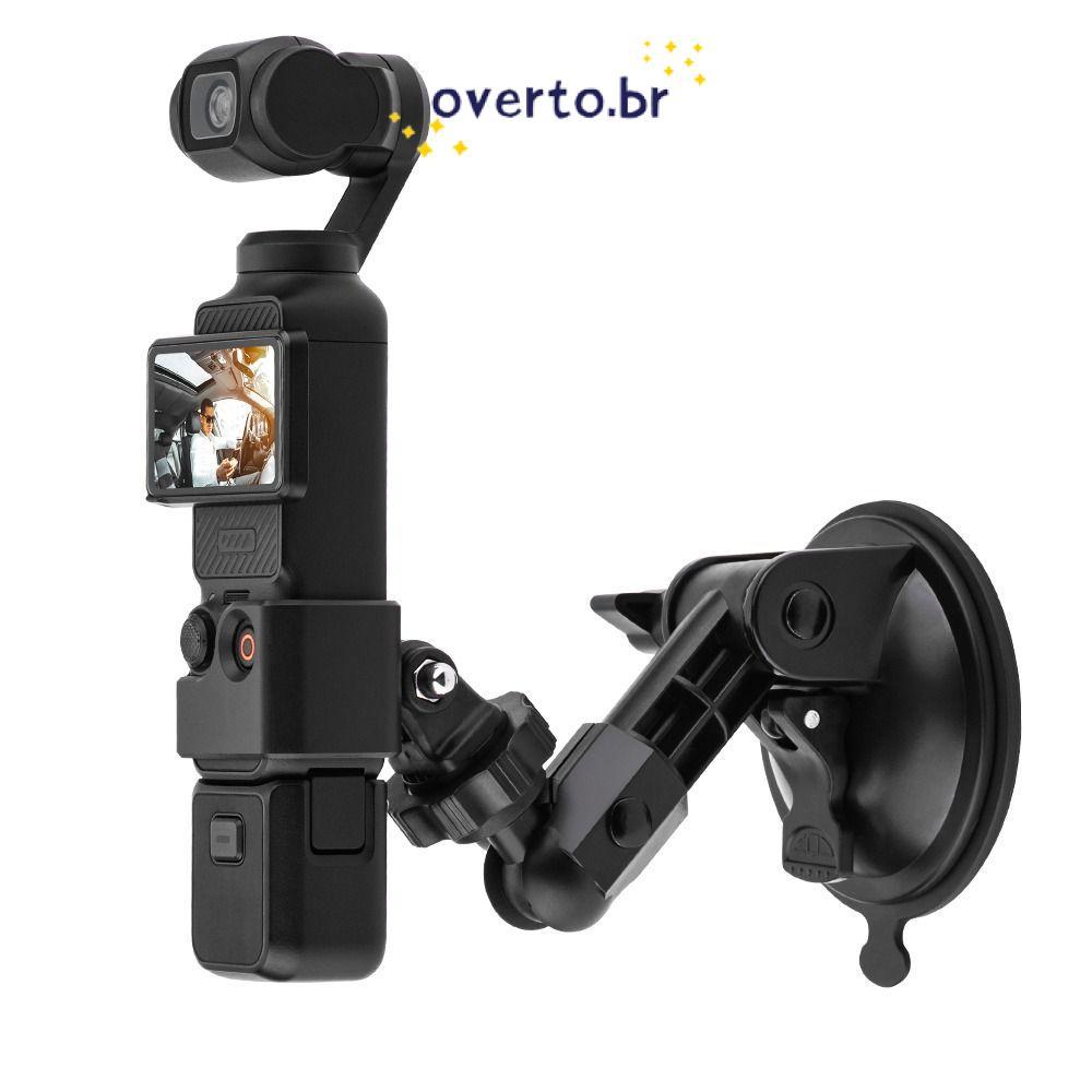 Suporte Para Carro Com Câmera De Ação OVERTO , Ajustável Ventosa De Adaptador , DJI Osmo Pocket 3