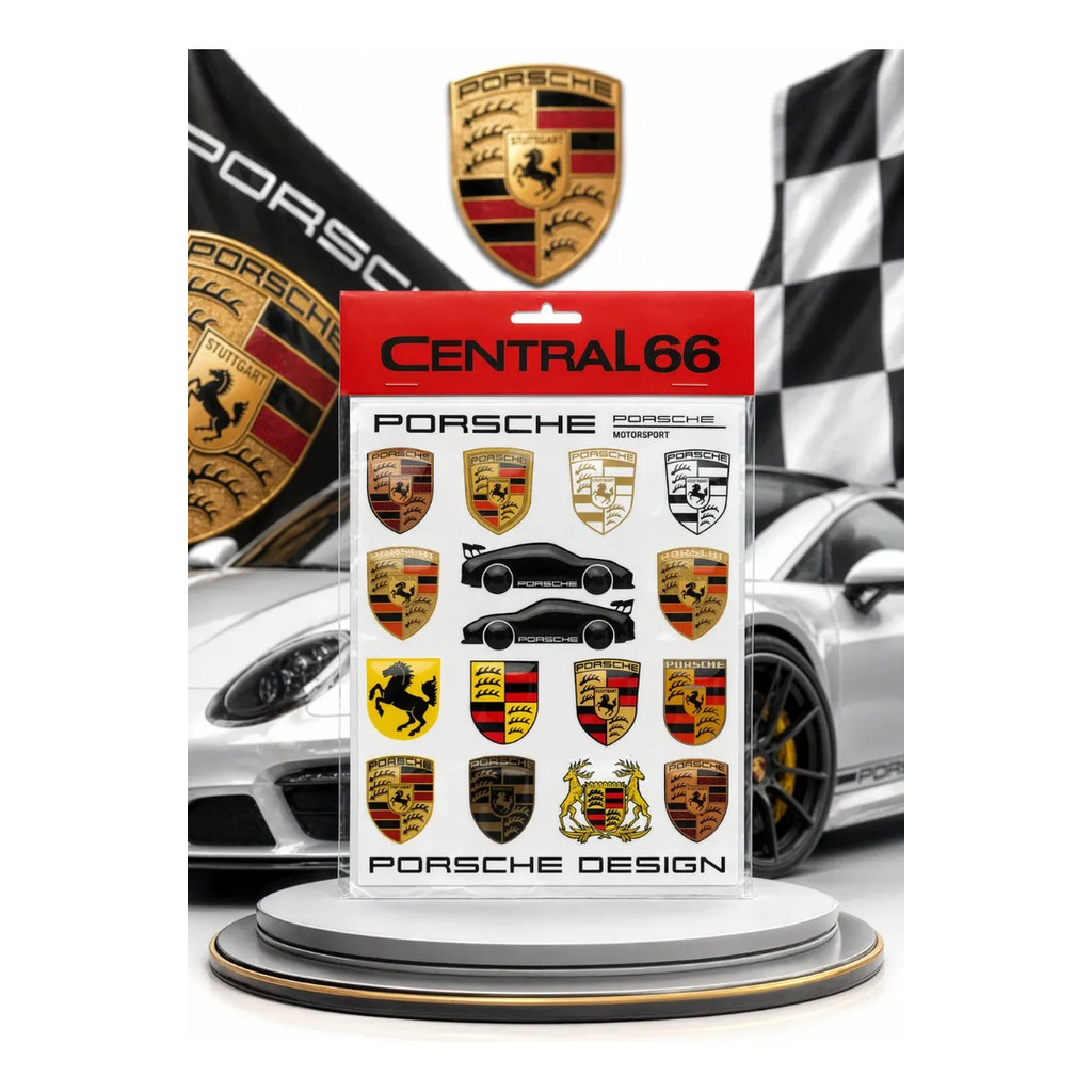 Adesivos Porsche Resinado Carro Jeep Compass Renegade Top