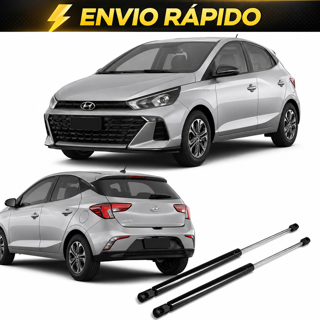 Amortecedor de Porta Malas Para Tampa Traseira Hb20 Hatch 2012 Até 2020