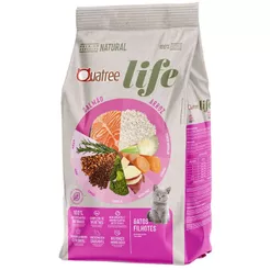 Ração Quatree Para Gatos Life Filhotes Salmão e Arroz 10,1kg