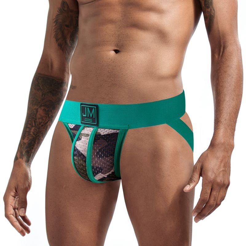 JOCKMAIL Cintura Elástica Masculina Hip Raise Jockstrap Calcinha Sexy Butt Lifting Bikini Cuecas