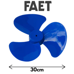 Hélice para Ventilador Faet/Ultra 30cm 3 Pás
