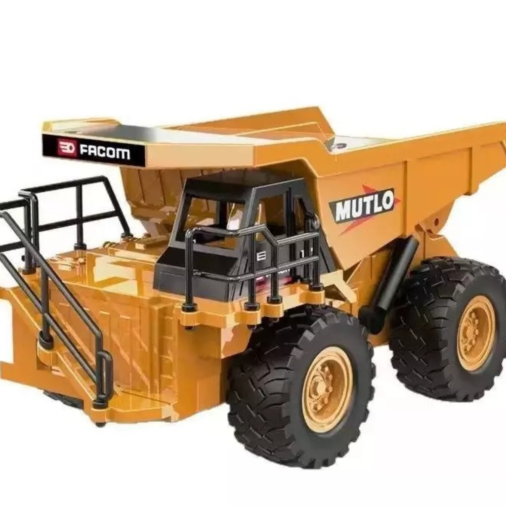 Caminhão de Construção Basculante Miniatura – Design Realista Com Ação Por Fricção