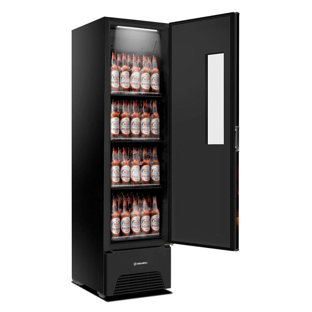 Cervejeira Metalfrio Vertical 336 Litros Optima Preto VN28FP 220V · foto 2