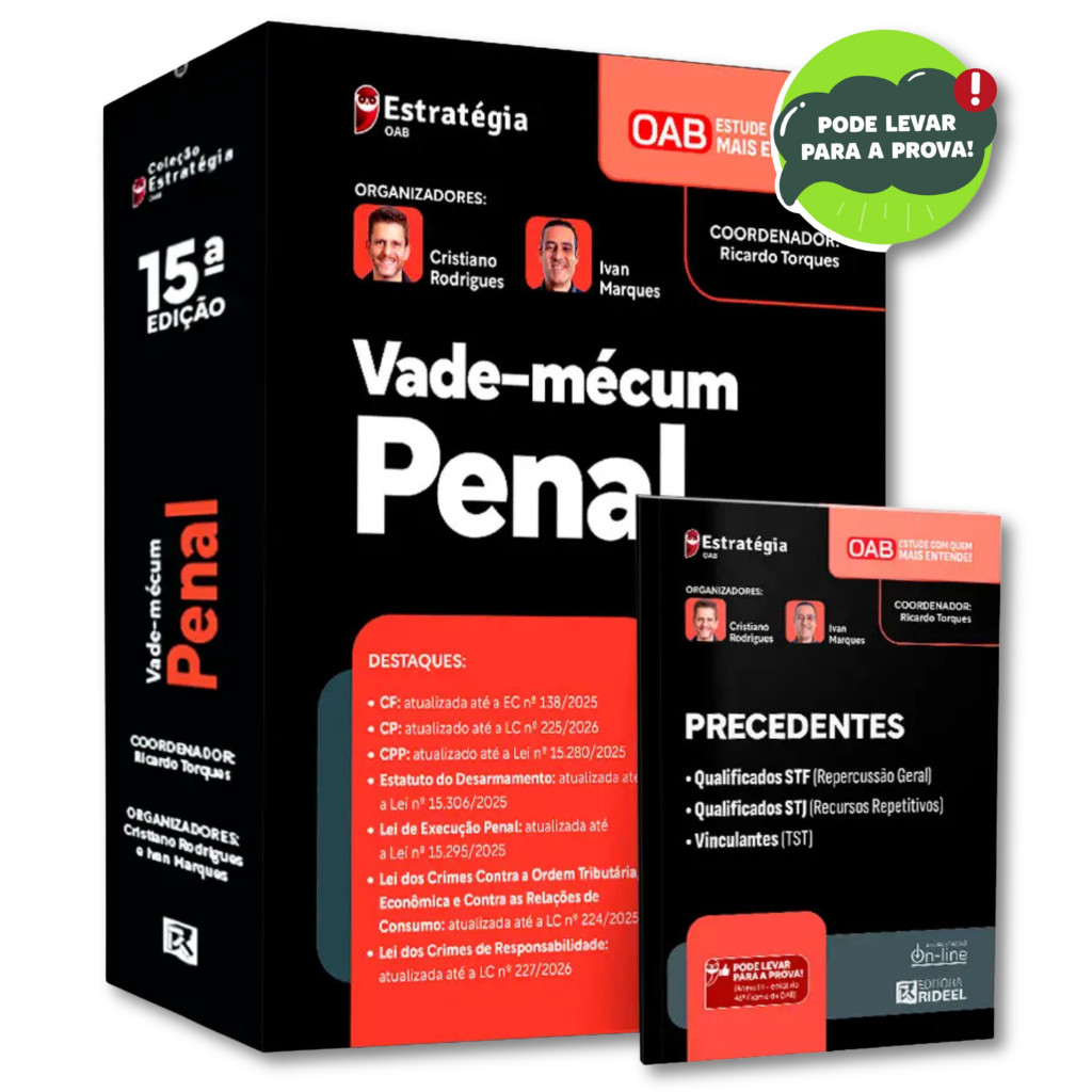 Vade-mécum Penal 15ª Edição - 2ª Fase OAB Exame 46