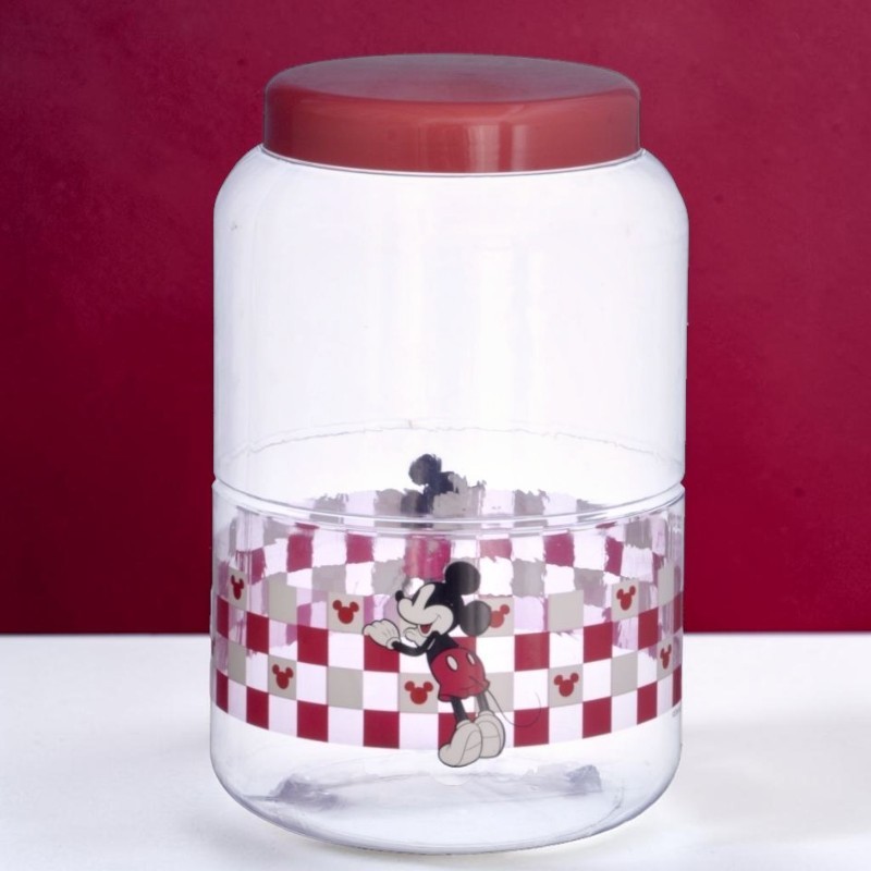 Pote de Plástico Organizador - Mickey Mouse - Vermelho - 3L - 1 unidade - Disney Original - Rizzo
