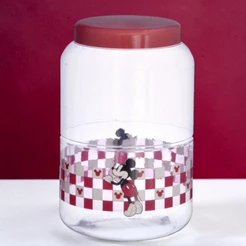 Pote de Plástico Organizador - Mickey Mouse - Vermelho - 3L - 1 unidade - Disney Original - Rizzo