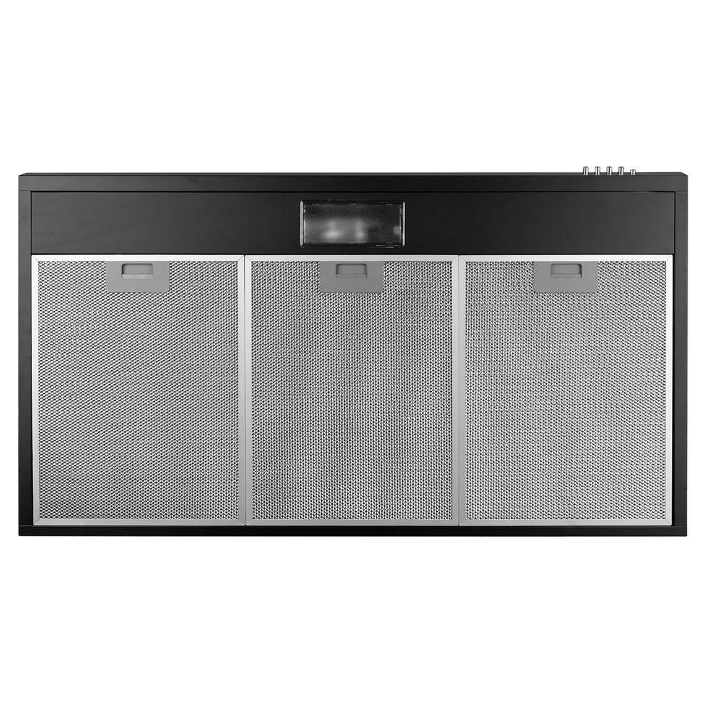 Depurador e Exaustor Philco PDR80P 80cm 3 Velocidades Alumínio Preto 110V · foto 2