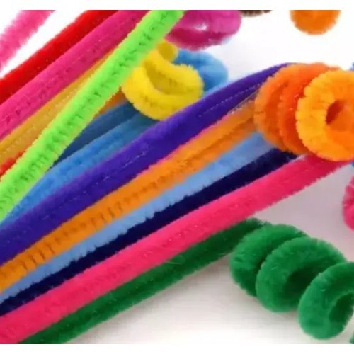 Hastes De Chenille, Limpador De Cachimbo - 30cm Cores - 20pç Colorido Escuro
