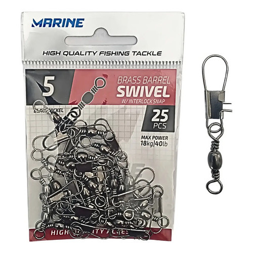 Marine Sports Girador C/ Snap Bbs Black Níquel N5 18kg