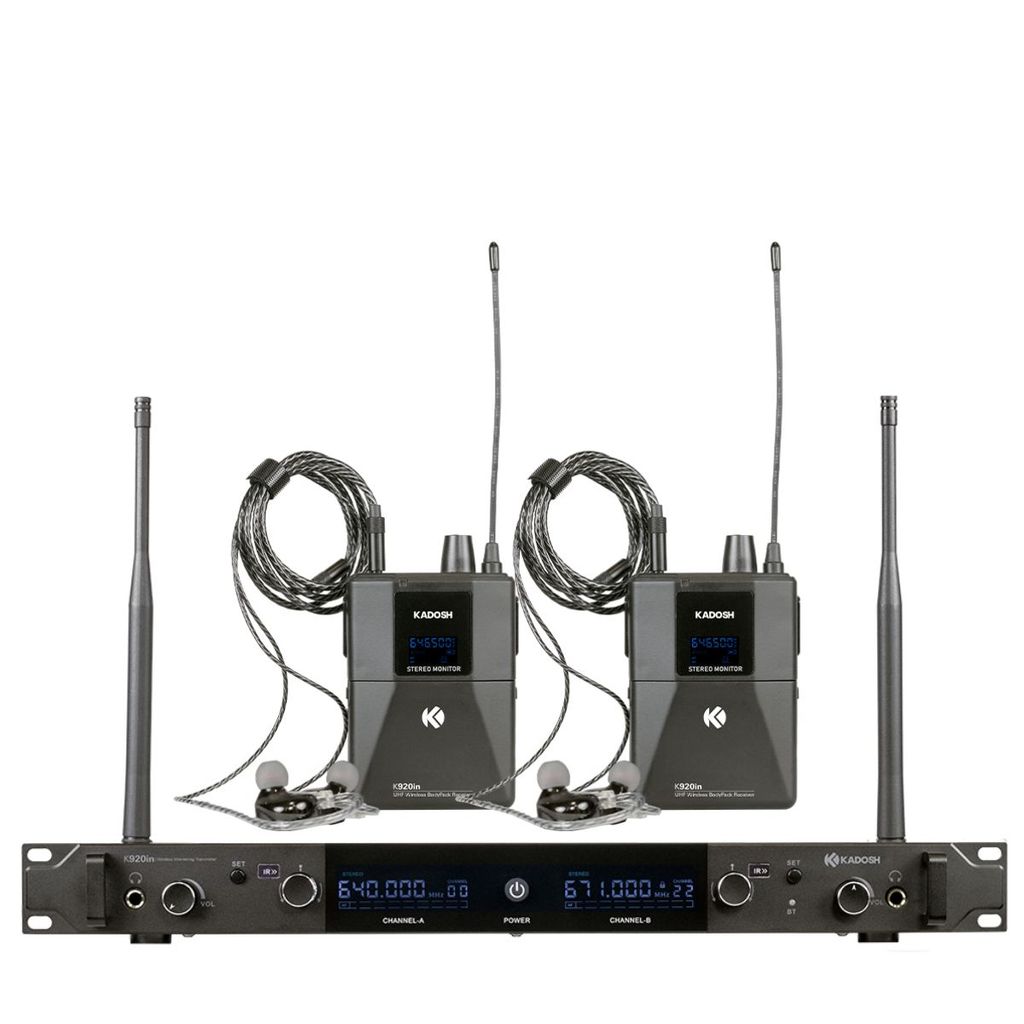 Sistema de Monitoramento In Ear Kadosh K920 IN Profissional