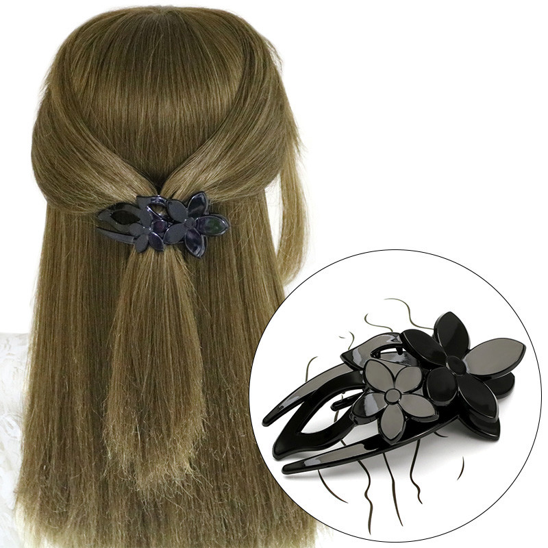 Presilha de cabelo de plástico para cocar coreano, prendedor de cabelo, prendedor de cabelo, cauda de andorinha, bobina 