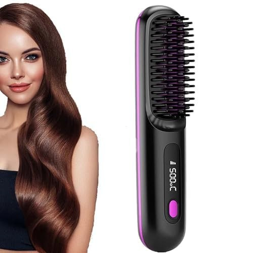 Noya Go Brush Pro, Novo Go Brush Pro 2025, Pente Alisador Portátil Noya - Gobrush Pro, Dispositivo de Estilização Capila