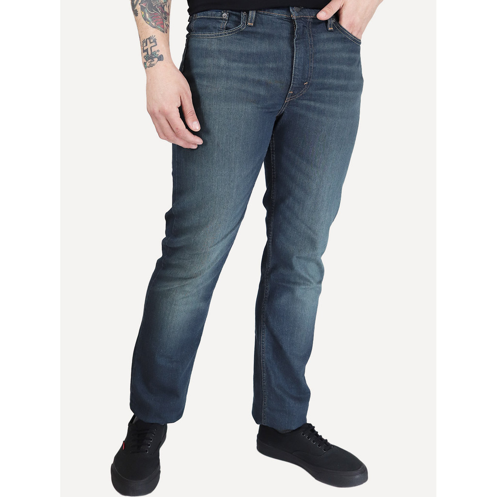 Calça Levis Jeans Masculina 514 Straight Stretch Midnight Greenish Médio em Oferta na Shopee