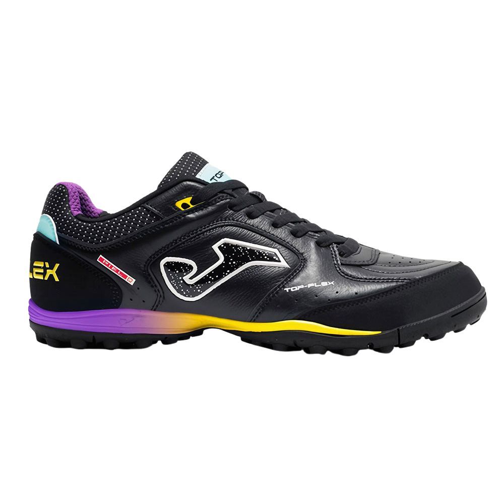 Chuteira de Society Joma Top Flex Masculina Preto e Roxo