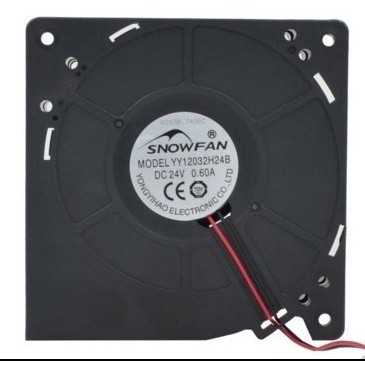 SNOWFAN 12032 24V Ventilador de esfera dupla 12032 Ventilador Turbo YY12032H24B