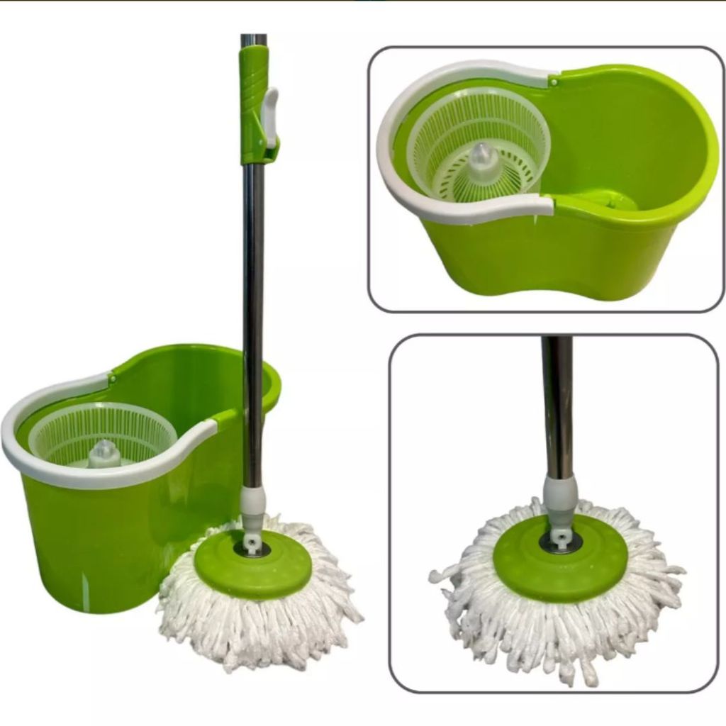 VASSOURA ESFREGAO MOP GIRATORIO C/ BALDE CAPACIDADE 13 LITRO