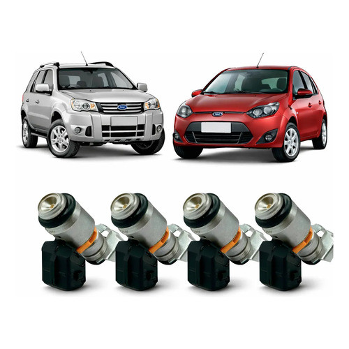 4 Bico Injetor  Brosol Ecosport / Fiesta 1.0/ Marea - Bri127