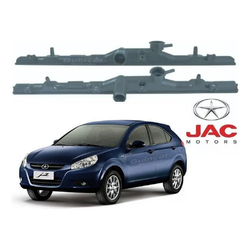 Caixa Radiador J3 Jac 3 2010-2011-2012-2013-2014 C Vedação