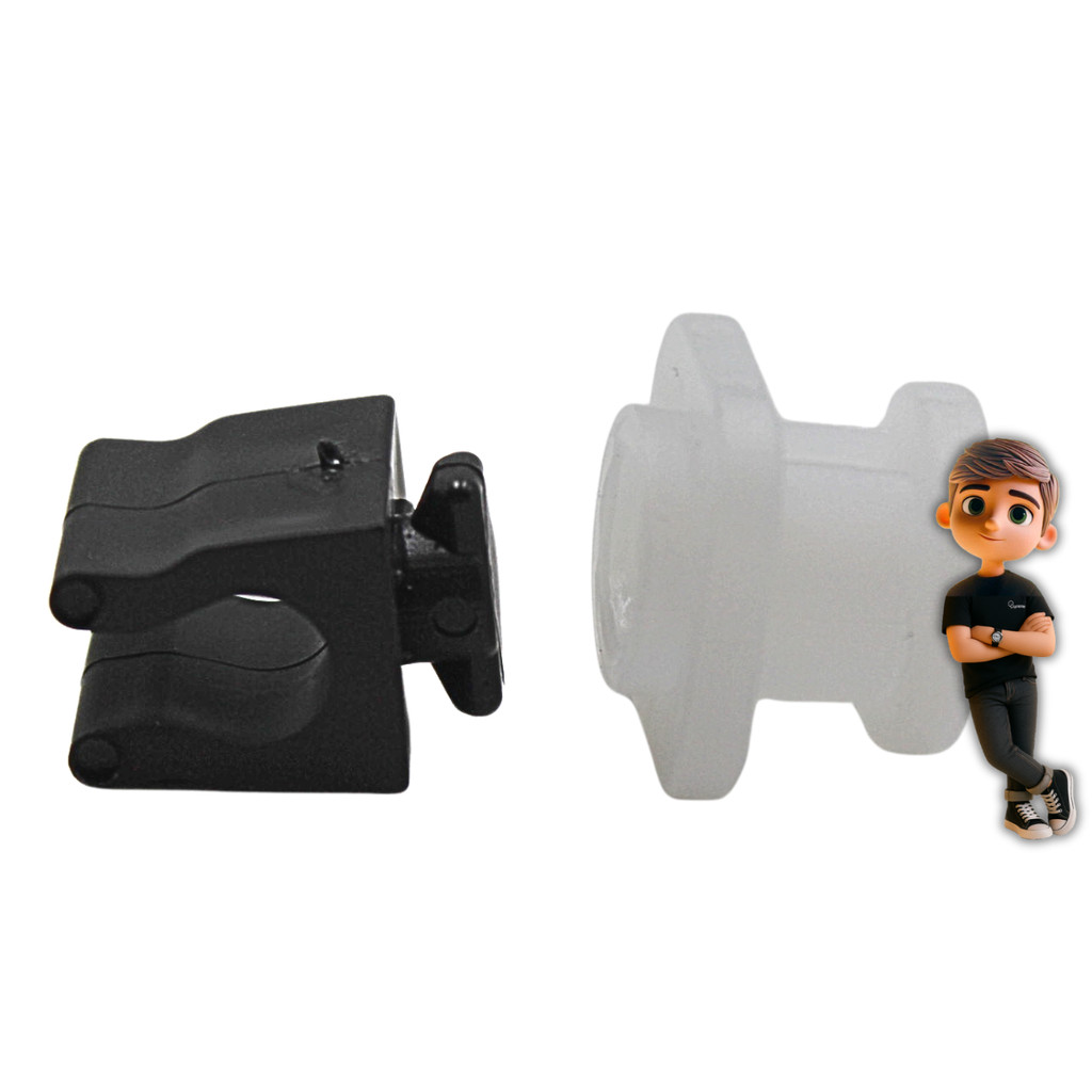Kit 2 Grampos Haste Vareta Capo Fiat Uno Fiorino Elba · foto 2