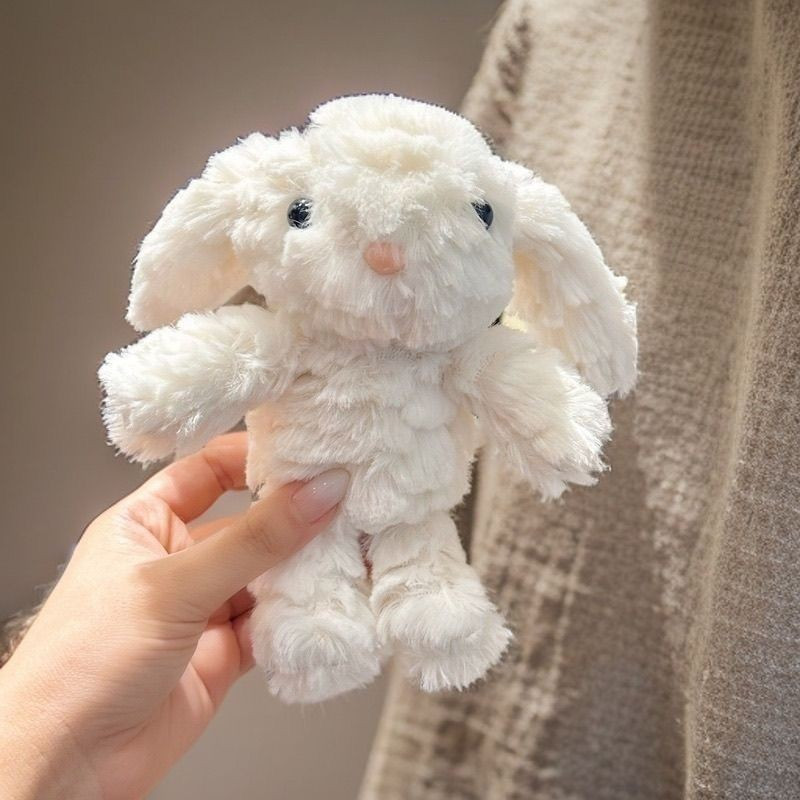 Estoque pronto Ruth Mesmo Estilo Bonnie Rabbit Brinquedo de Pelúcia Coelho de Orelhas Lop Bonito Pingente Boneca Boneca