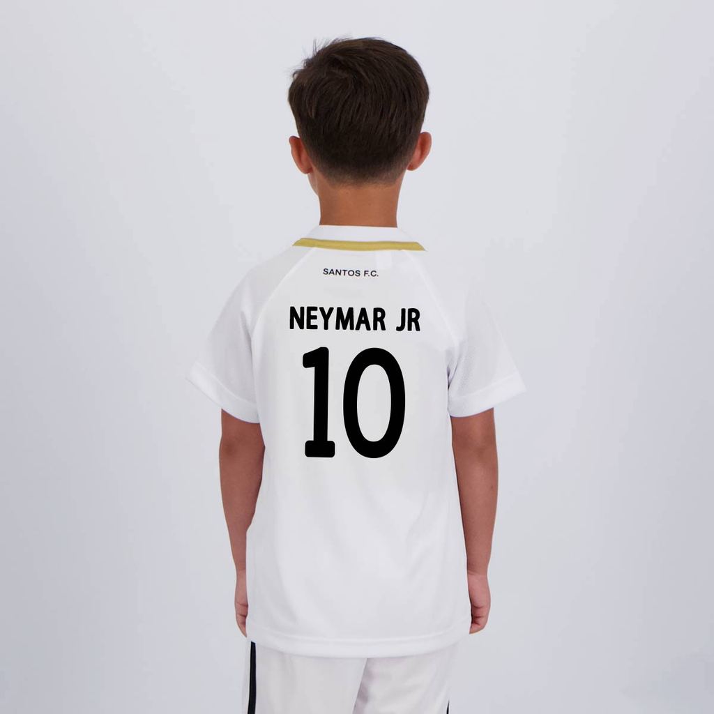 Camisa Santos Manto Infantil 10 Neymar Jr