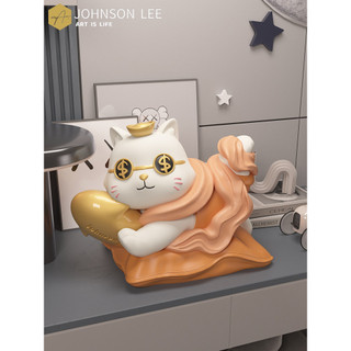 Entrada de entrada ornamentos criativos balão gato casa High-End luz luxo armário TV ambos os lados decorações ornamento