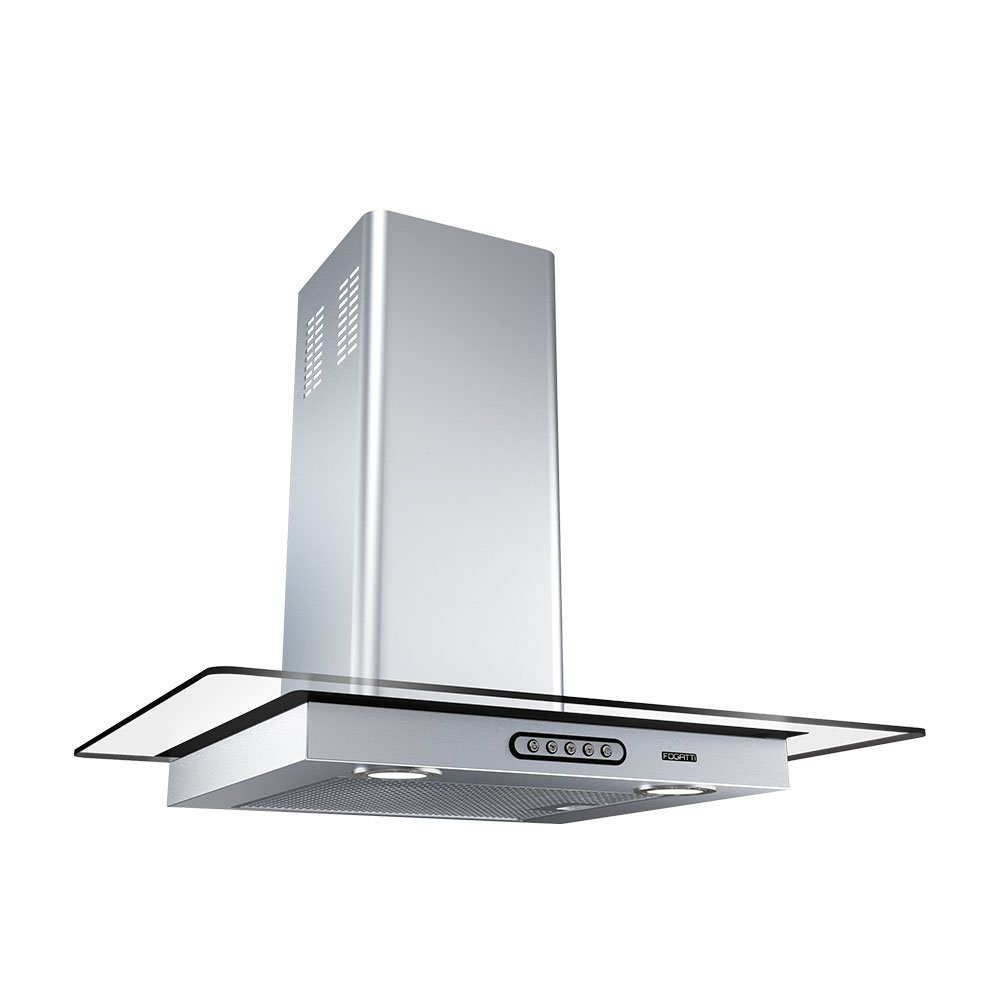 Coifa de Parede 60cm Vidro Reto Duto Slim Fogatti Inox — imagem 2 de 2