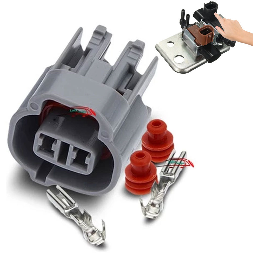 Conector Chicote Válvula Solenóide Turbina L200 Pajero Sport