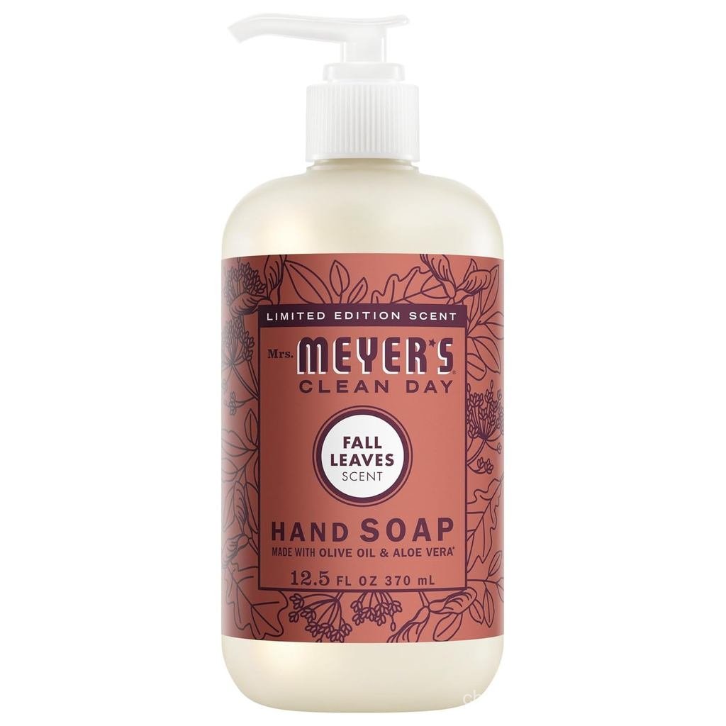 Sabonete Líquido para as Mãos MRS. MEYER'S CLEAN DAY, Aroma de Folhas de Outono, Frasco de 12,5 Fl Oz