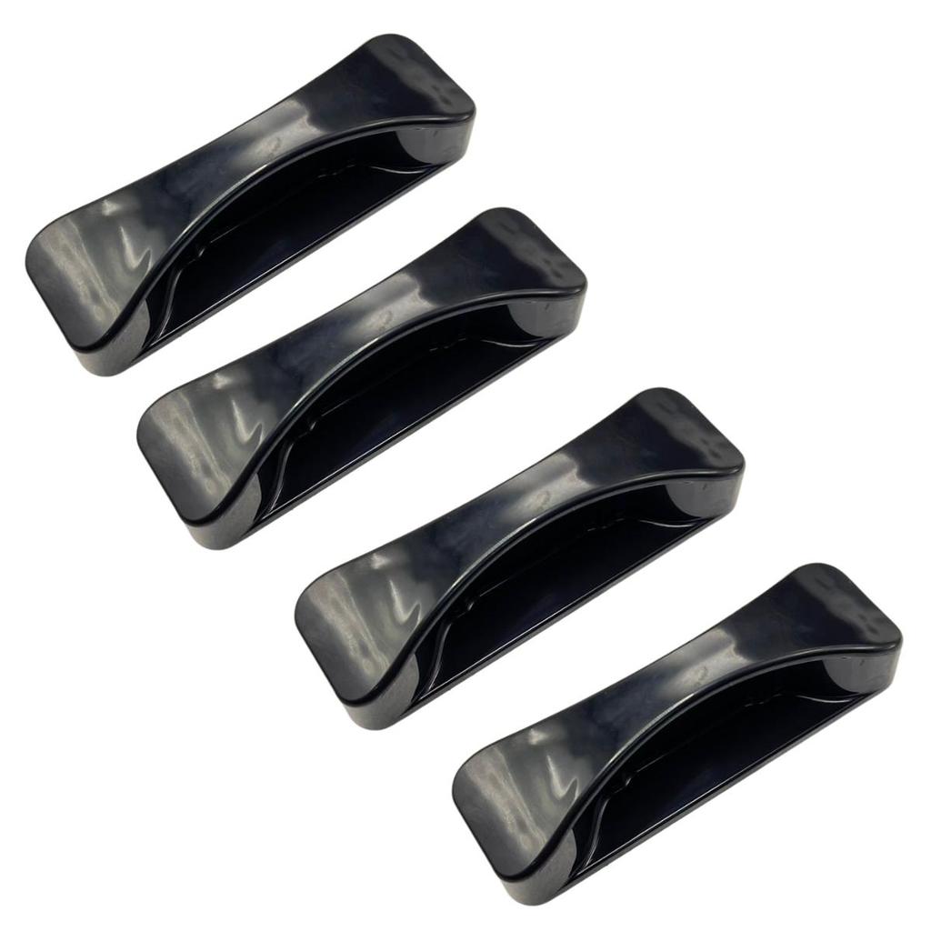 4 Puxador Ilha Preto Freezer Horizontal Original Refrimate