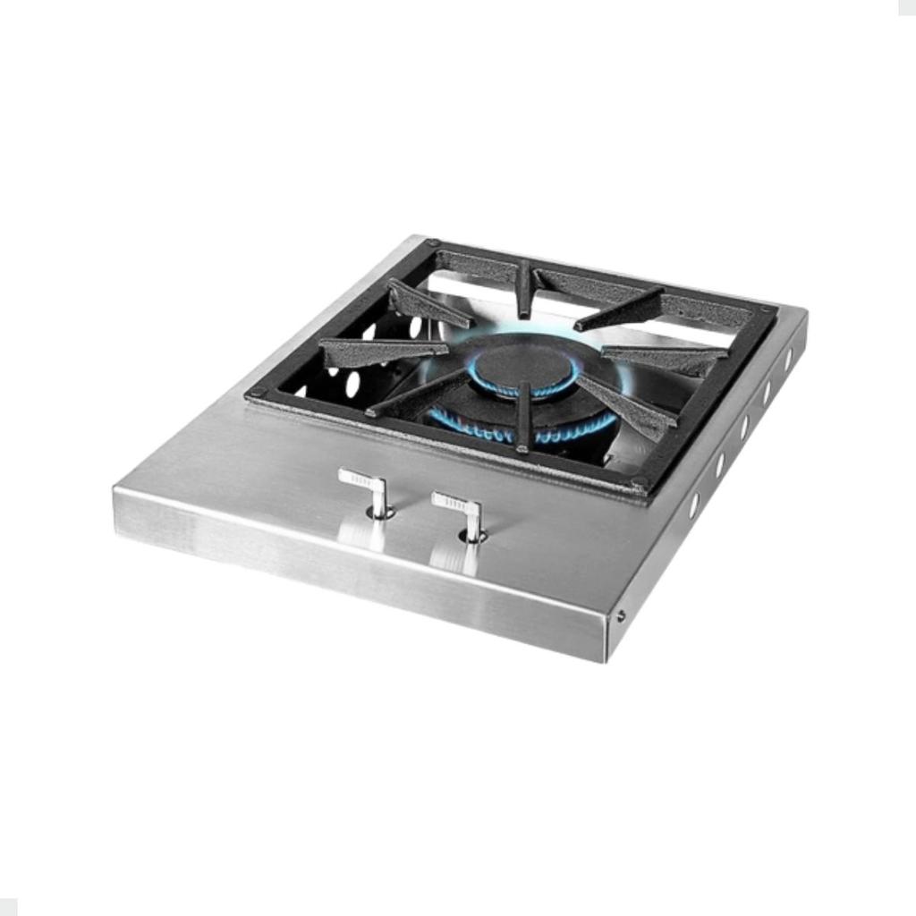 Bifeteira De Embutir A Gás Cooktop Inox 36cm 304 Com Queimador Industrial Duplo Guindani 40006202