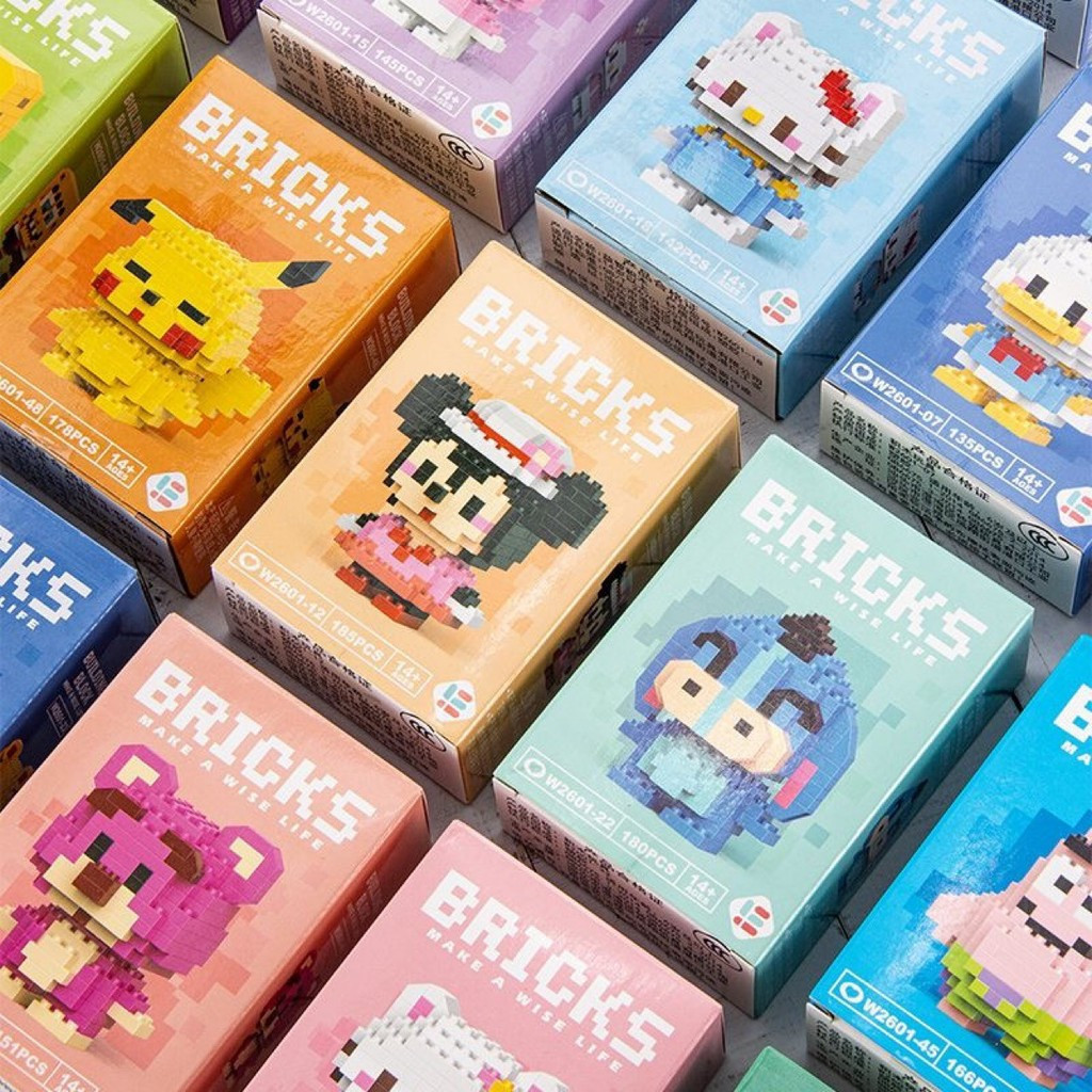 Blocos De Construção Lego Compatíveis Transfronteiriços , Micropartículas , Boneca De Desenho Animado , Quebra-Cabeça , 