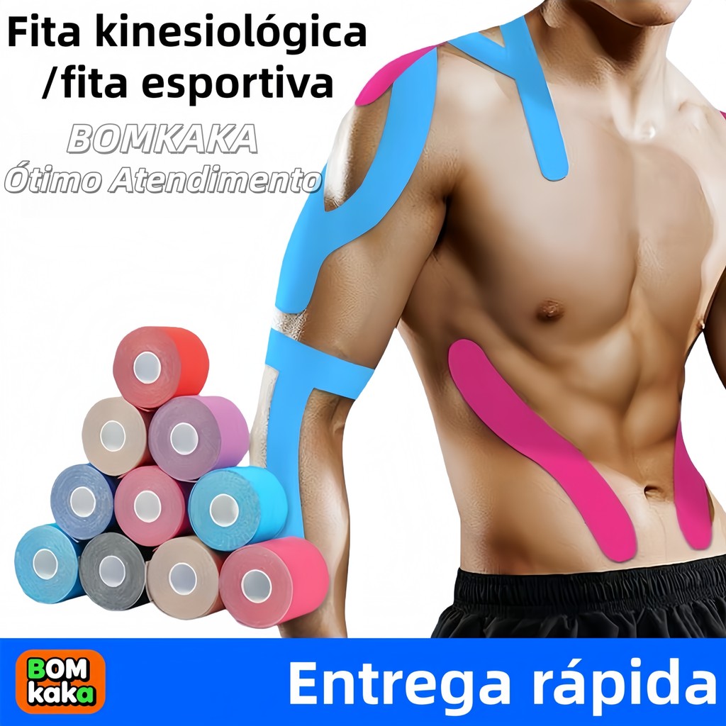 Bandagem Kinesio Elástica 5cm x 5m