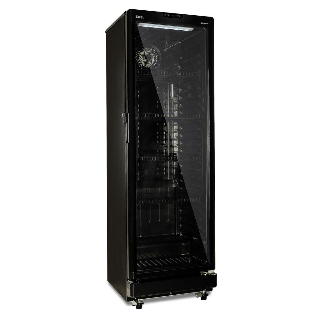 Refrigerador Expositor Vertical EOS 286 Litros Eco Gelo Digital All Black EEV260P 110V