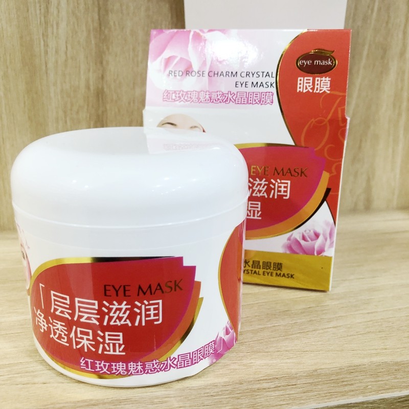 Pacote de salão de beleza rosa máscara de olho hidratante hidratante salão de beleza cuidados com os olhos máscara de ol