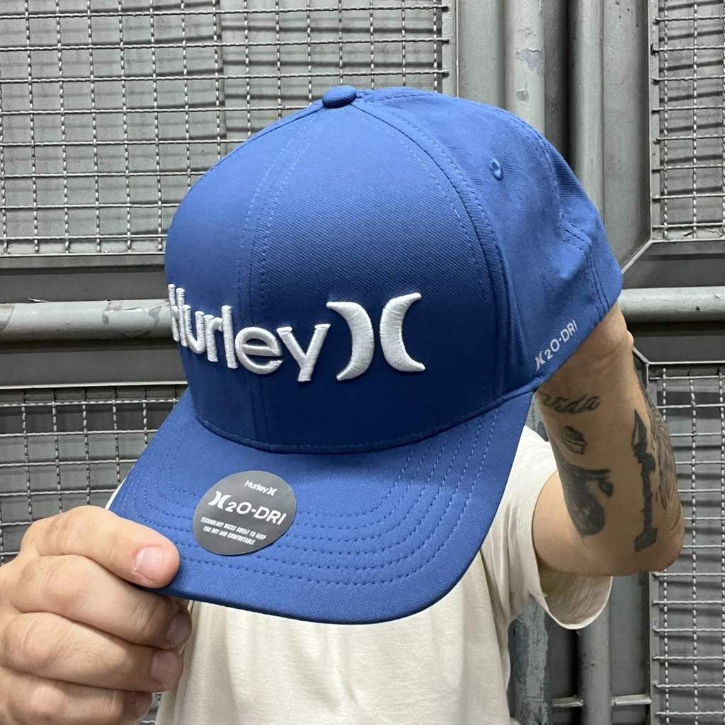 Boné Hurley Snapback One e Only H2O-DRI Azul HYAC0105770