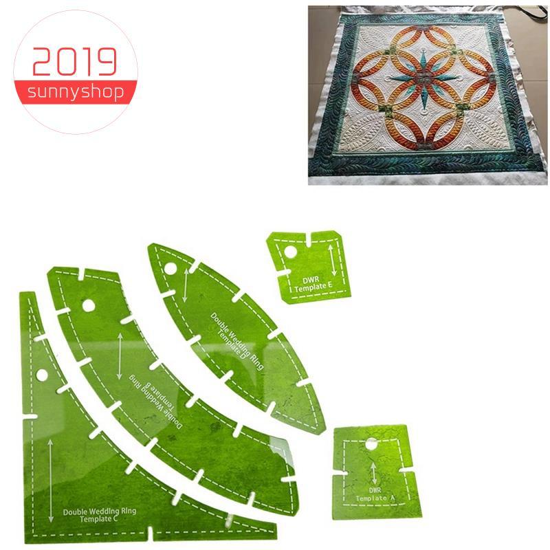 [Bestseller S] Polygon Transparente DIY Costura Quilting Modelos Estênceis De Artesanato Ferramenta Prática Artesanal 5 