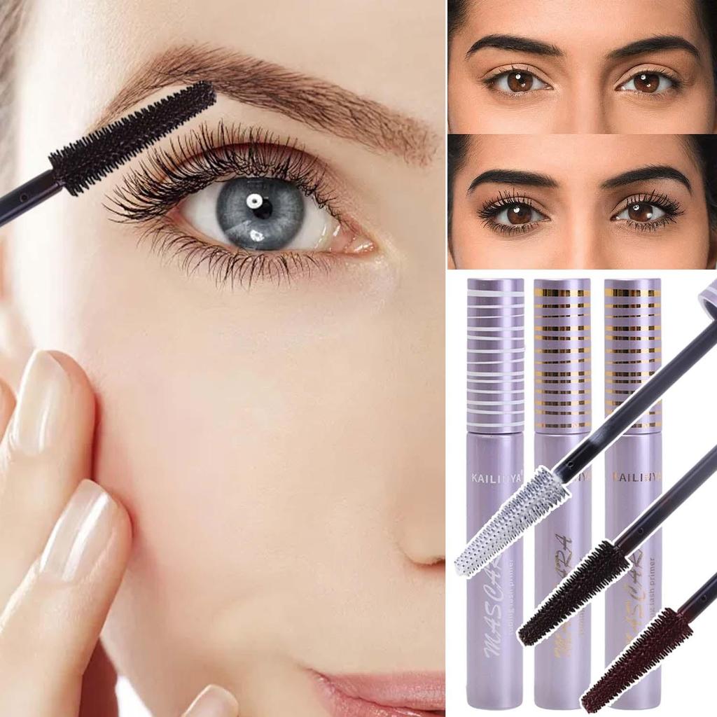 Rímel Primer Para Cílios 2 Em 1 De Longa Duração À Prova De Manchas-Creme De Volume De D'água-Cosméticos Maquiagem Dos O