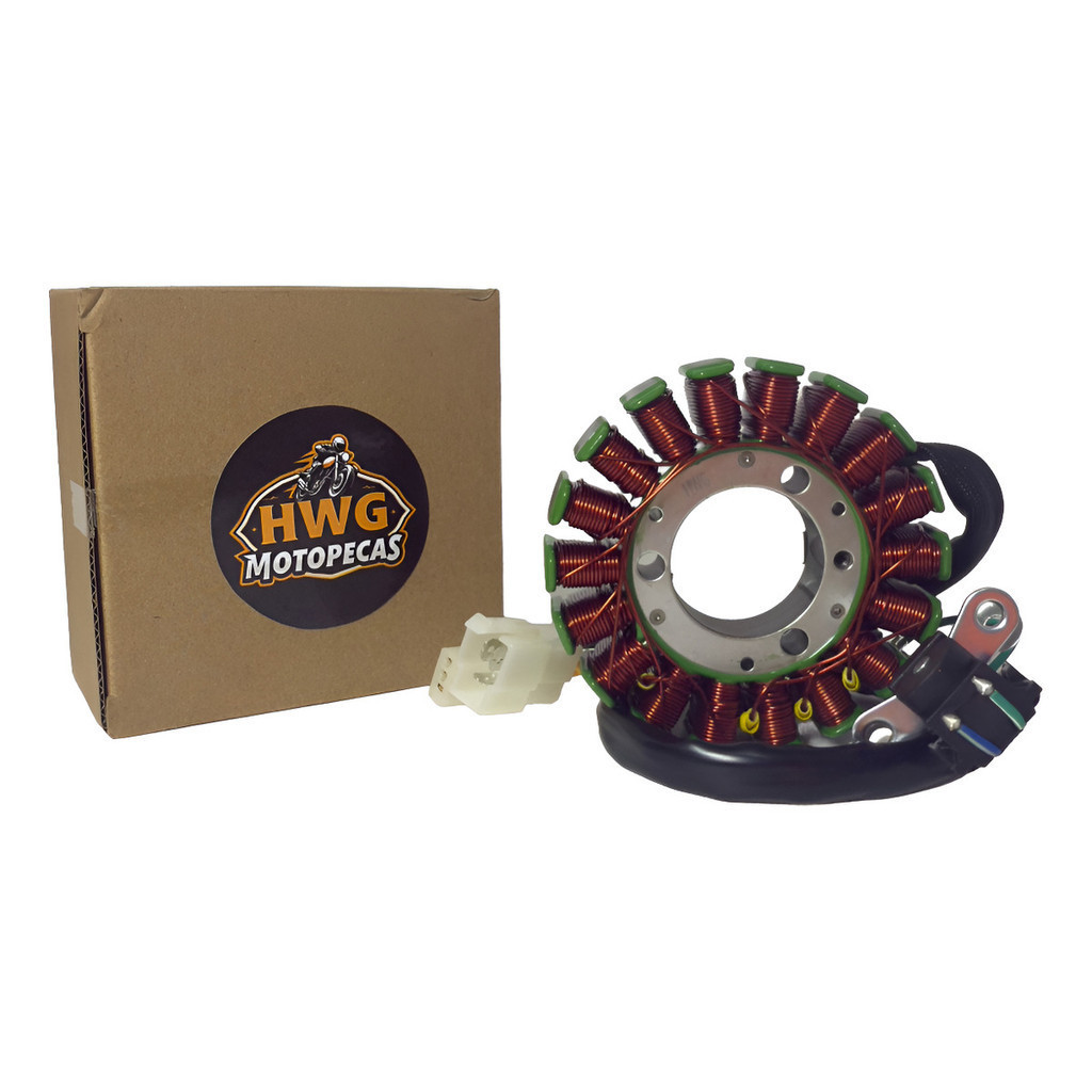 Estator Magneto Honda Cbx 250 Twister 2001 a 2008 C/ Bobina de Pulso HWG