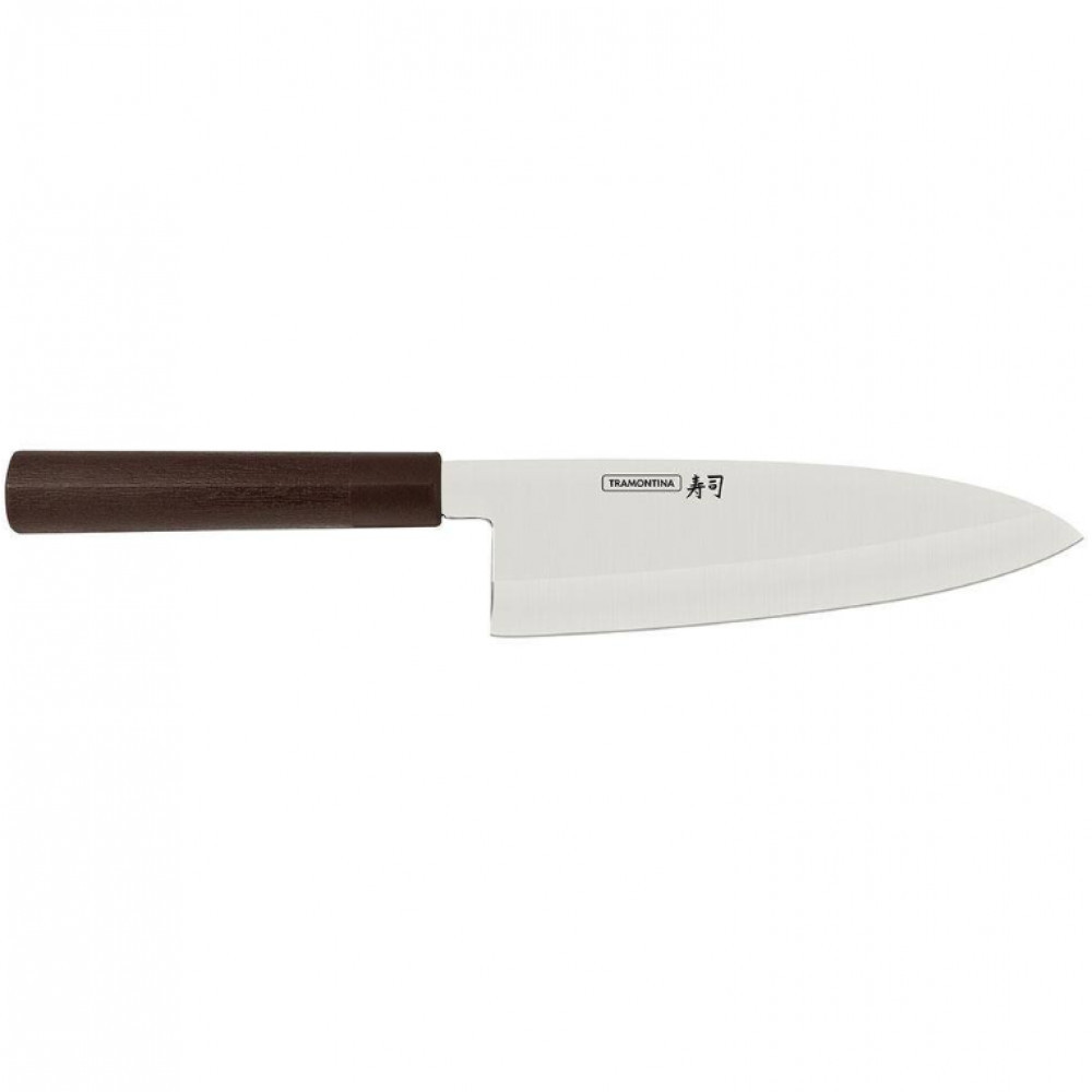 Faca 8 Deba Sushi Silver em Aço Inox Tramontina