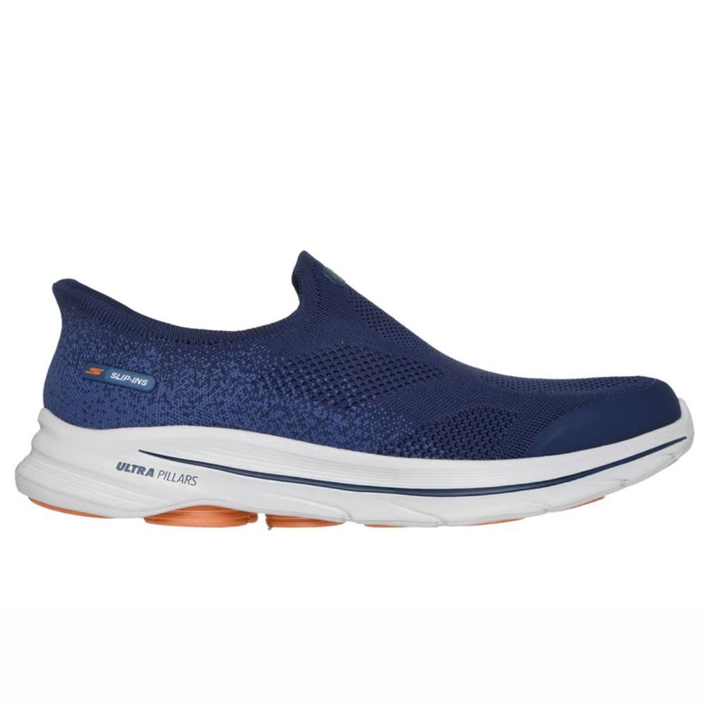 Tênis Skechers Go Walk 8 Masculino Caminhada Ultra Conforto Leve Slip On Amortecimento