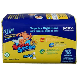 Tapete Higienico Super Secão Slim Max 30un