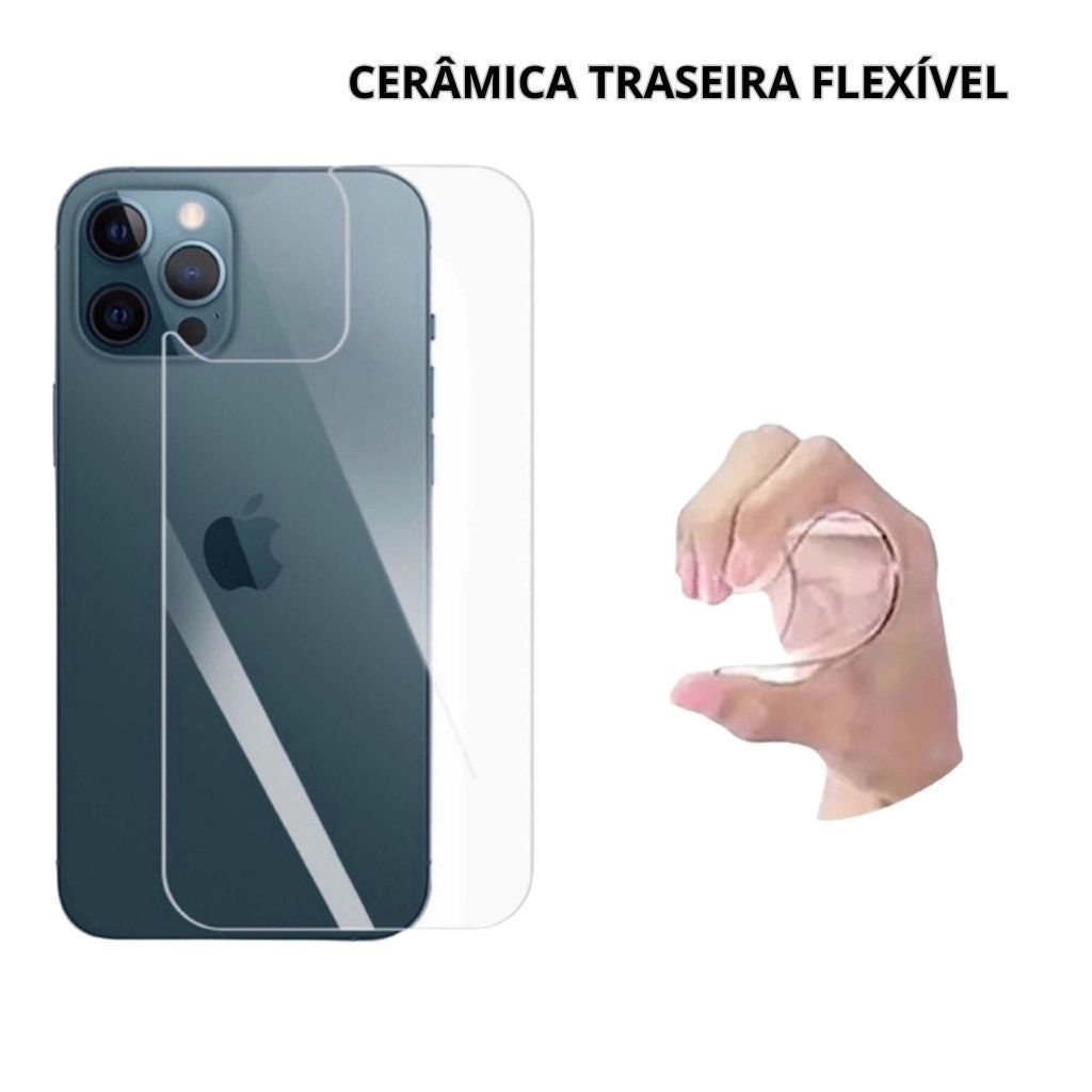 Kit 2em1 Película Traseira + Película Tela Vidro 3D Privacidade Para iPhone 11 12 13 14 15 16 Pro Max