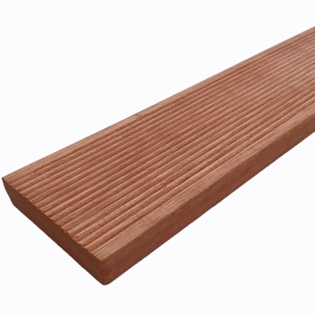 Deck de Eucalipto 9,5CMX200CMX2,1cm Régua de Deck Madeira do Brasil Rosa Woodforce
